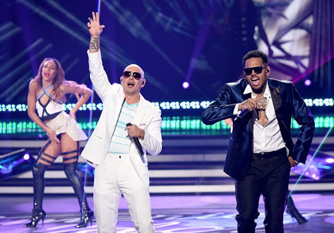 Pitbull and Chris Brown