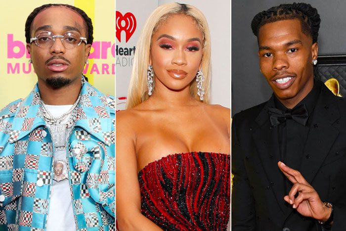 Quavo, Saweetie, and Lil Baby