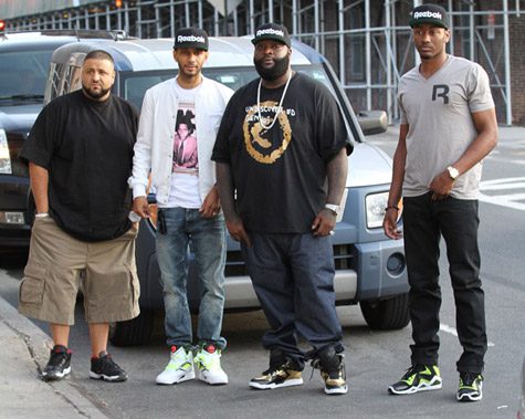 DJ Khaled, Swizz Beatz, Rick Ross, and John Wall
