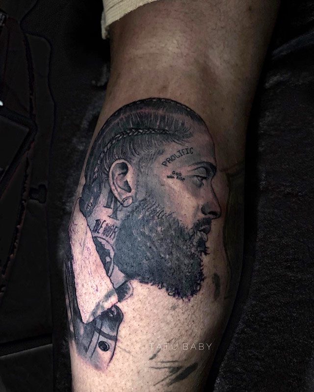 Rick Ross Nipsey Hussle Tattoo