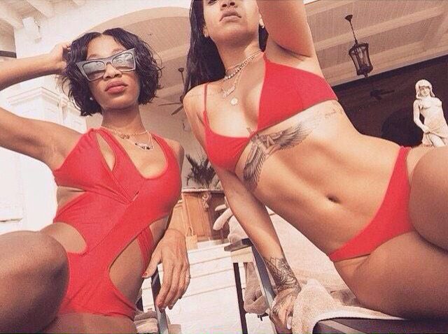 Melissa Forde and Rihanna