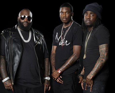 Rick Ross, Meek Mill, and Wale