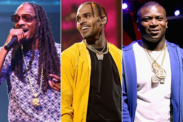 Snoop Dogg, Chris Brown, and O.T. Genasis