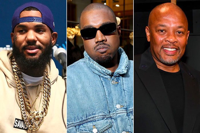 The Game, Kanye West, and Dr. Dre