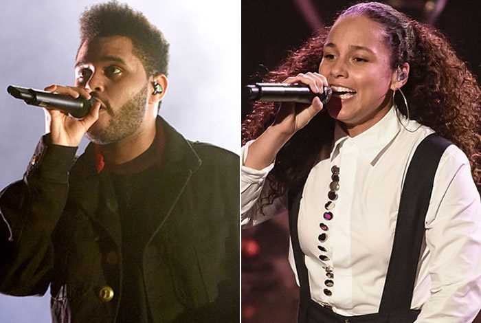 The Weeknd and Alicia Keys