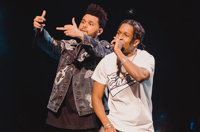 The Weeknd and A$AP Rocky