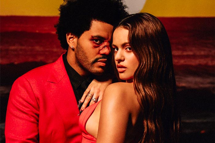 The Weeknd and Rosalía
