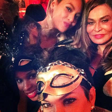 Jennifer Hudson, Beyoncé, Kris Jenner, and Tina Knowles