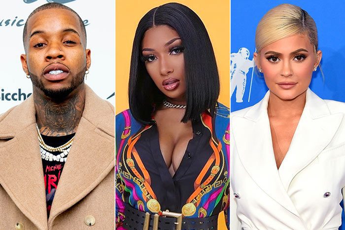 Tory Lanez, Megan Thee Stallion, and Kylie Jenner
