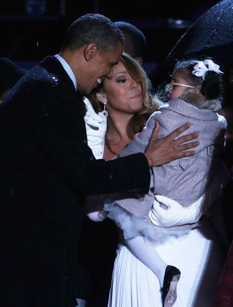President Obama, Mariah Carey, and Monroe