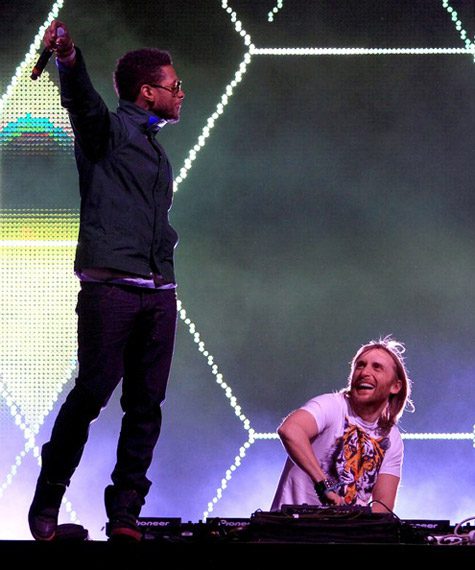 Usher and David Guetta