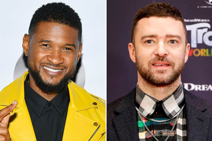 Usher and Justin Timberlake