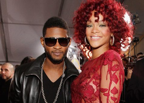 Usher and Rihanna