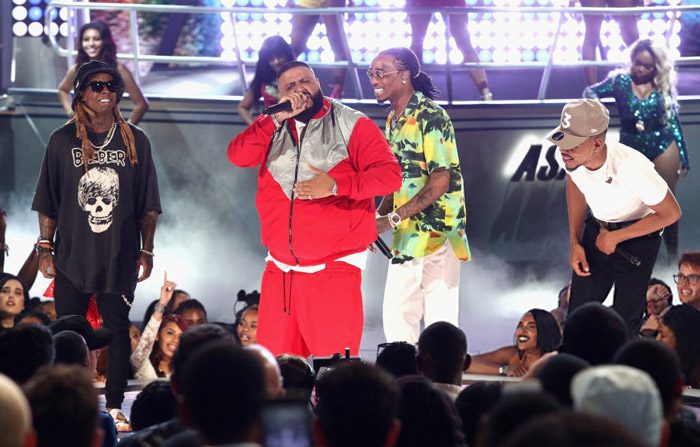 Lil Wayne, DJ Khaled, Quavo, and Chance the Rapper