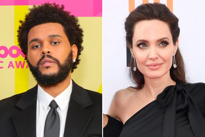 The Weeknd and Angelina Jolie