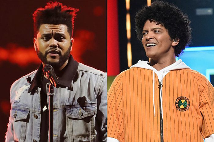 The Weeknd and Bruno Mars