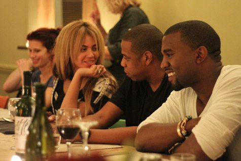 Beyoncé, Jay-Z, and Kanye West