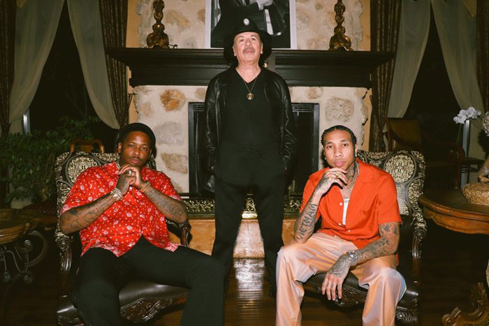 YG, Carlos Santana, and Tyga