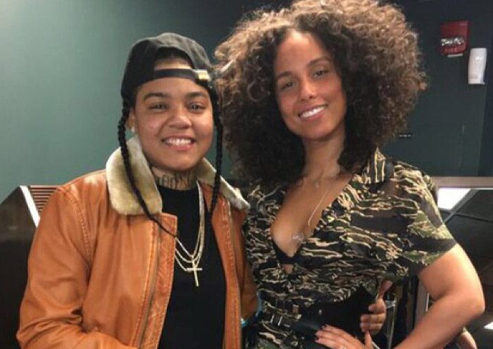 Young M.A and Alicia Keys