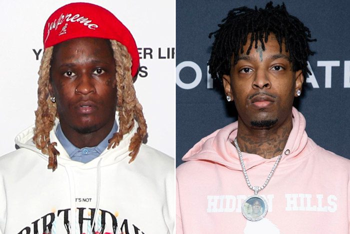 Young Thug Reacts to 21 Savage Calling Him the 'Birthday Girl'