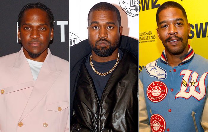 Pusha T, Kanye West, and Kid Cudi
