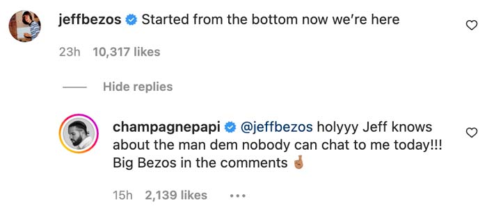 Drake x Jeff Bezos