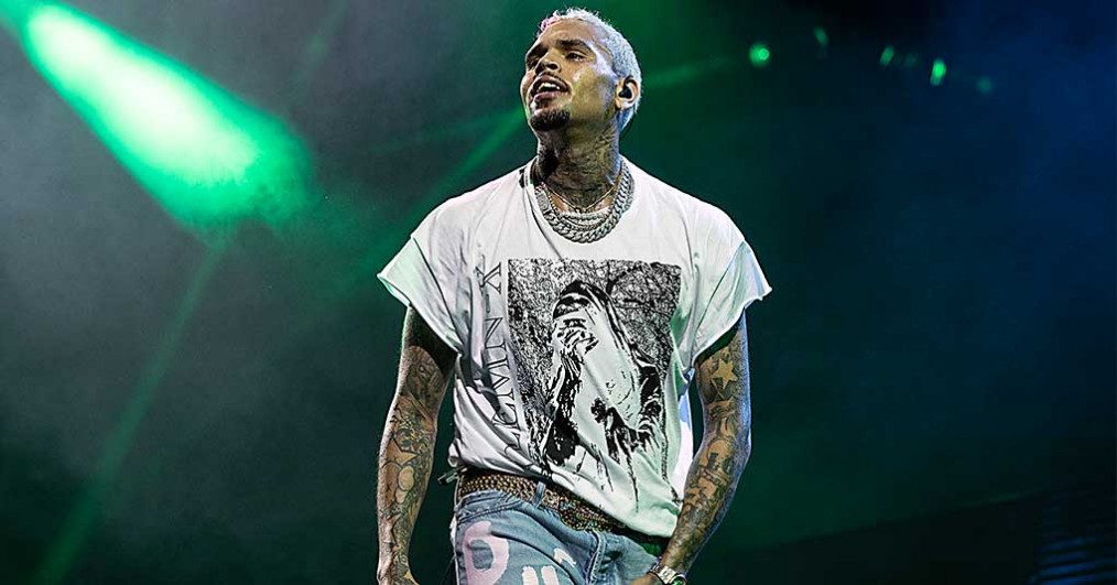 Chris Brown performs during One of Them Ones Tour at PNC Music Pavilion