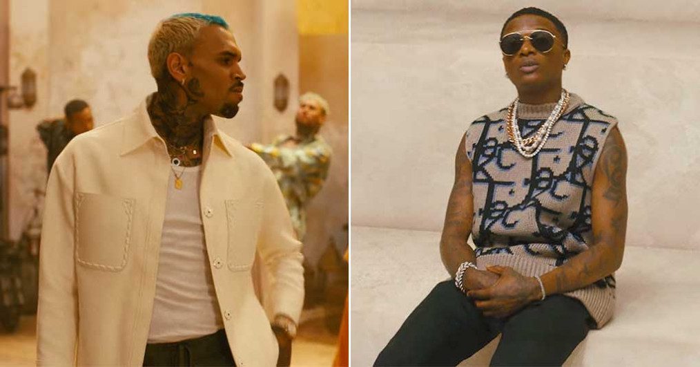 Chris Brown and Wizkid in 'Call Me Every Day' Video