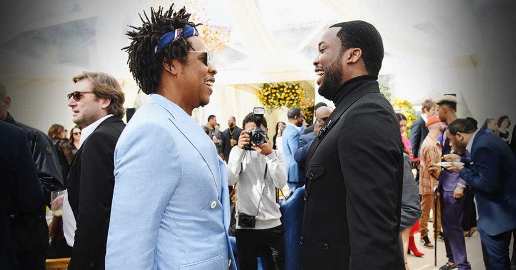 Jay-Z and Meek Mill attend 2019 Roc Nation THE BRUNCH