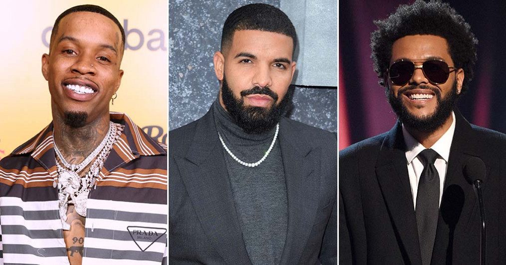 Tory Lanez, Drake, and The Weeknd