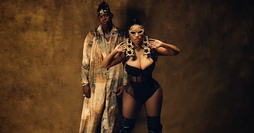 BLEU and Nicki Minaj Debut 'Love in the Way' Video #NickiMinaj