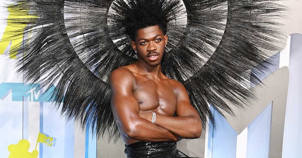 Lil Nas X at the 2022 MTV Video Music Awards held at Prudential Center