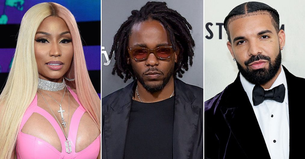 Nicki Minaj, Kendrick Lamar, and Drake