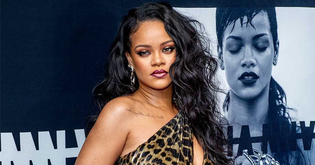 Rihanna attends the launch of her first visual autobiography, 