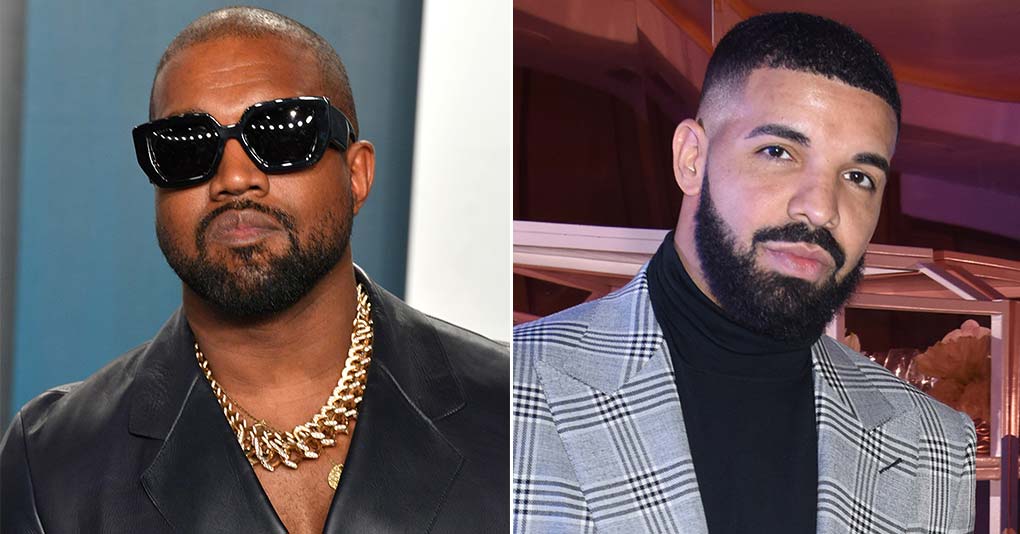 Kanye West Reportedly Fired a Yeezy Employee for Requesting Drake's Music #KanyeWest