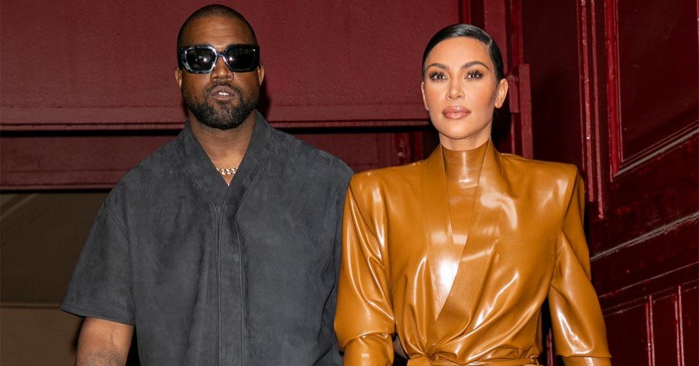 Kim Kardashian West and husband Kanye West leave Sunday Service