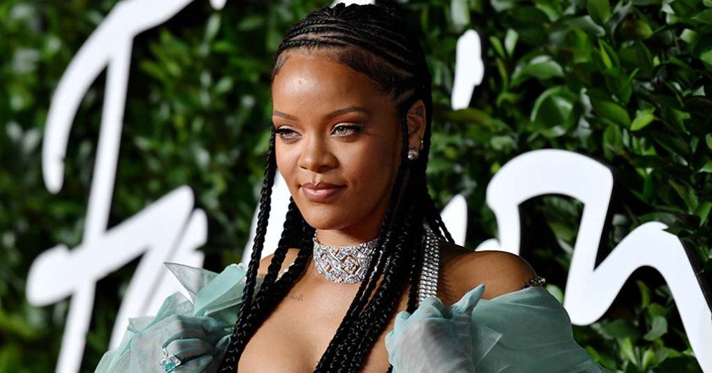 Rihanna arrives at The Fashion Awards 2019 held at Royal Albert Hall