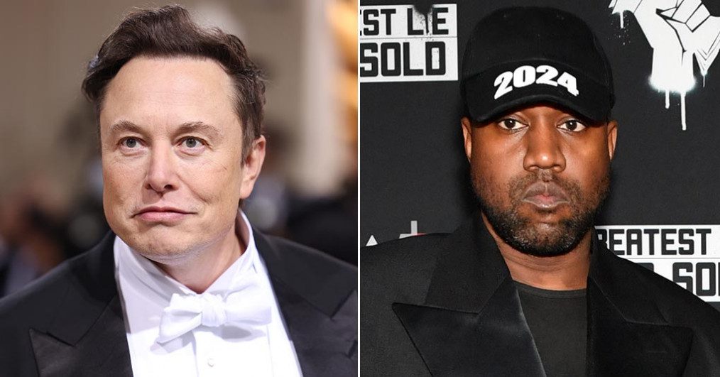 Elon Musk and Kanye West