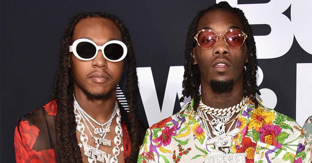 Takeoff and Offset at the 2017 BET Awards at Microsoft Square