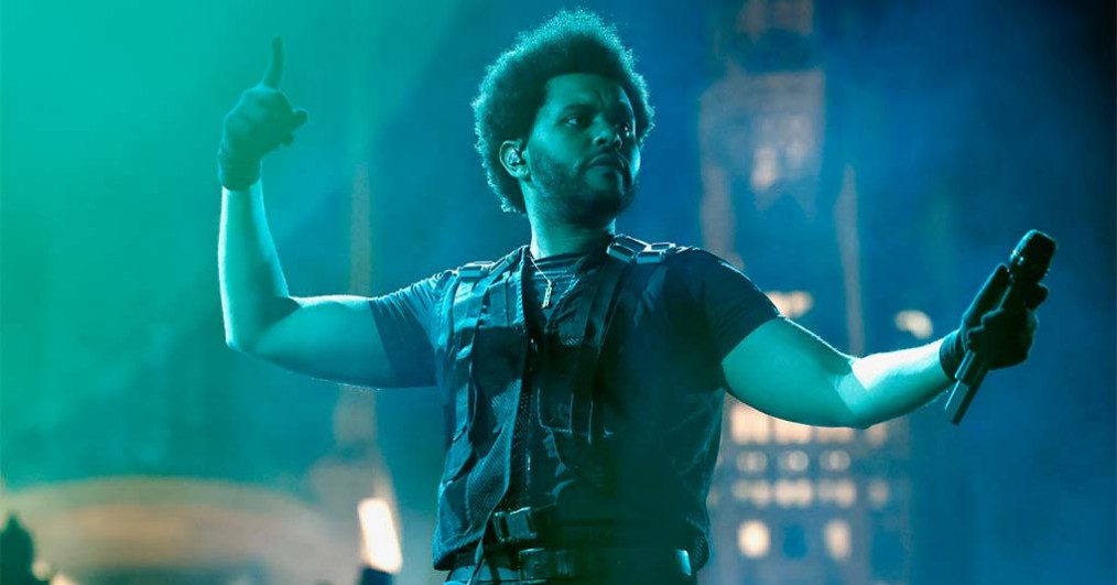 The Weeknd performs during his “After Hours Til Dawn