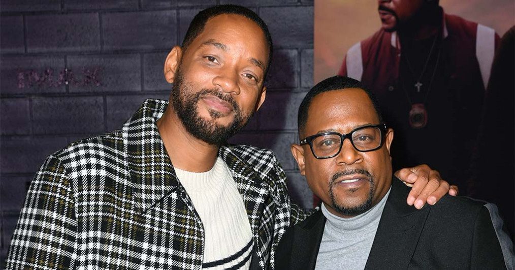 Will Smith and Martin Lawrence attend the premiere of Columbia Pictures' 