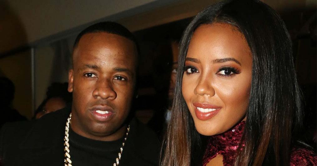 Yo Gotti and Angela Simmons attend the Winter Wonderland Launch Party & Toy Drive