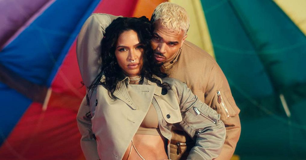 Cassie and Chris Brown
