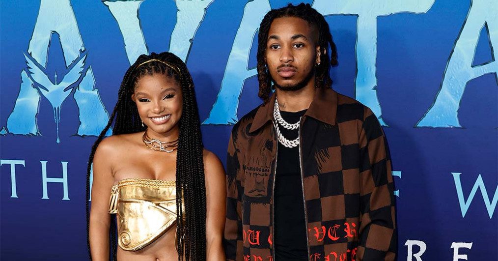 Halle Bailey and DDG attend 20th Century Studio's 