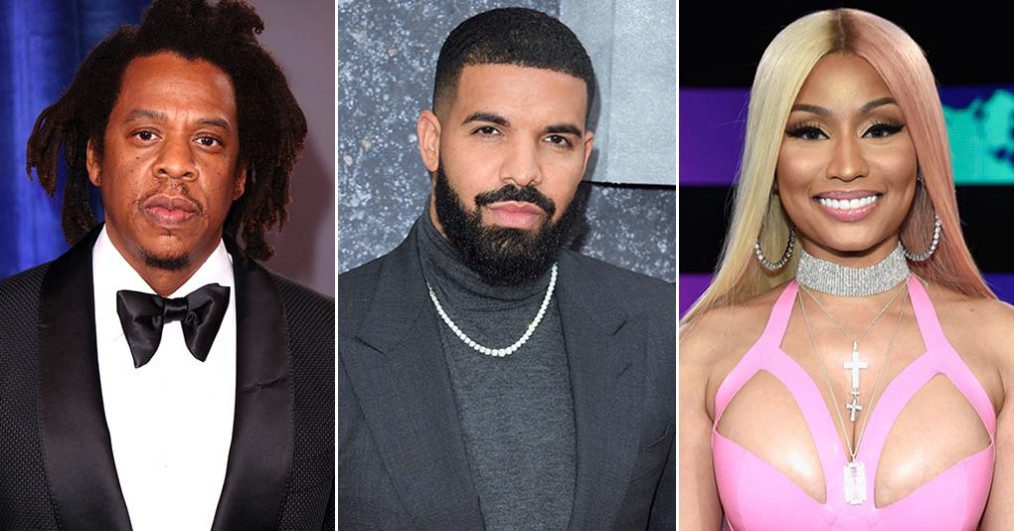 JAY-Z, Drake, and Nicki Minaj