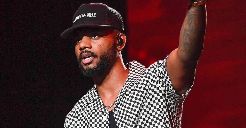 Bryson Tiller performs on Day 2 of the 2021 Lights Up Music Festival