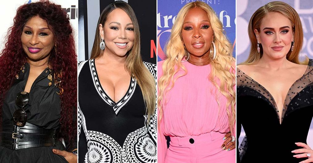 Chaka Khan, Mariah Carey, Mary J. Blige, and Adele