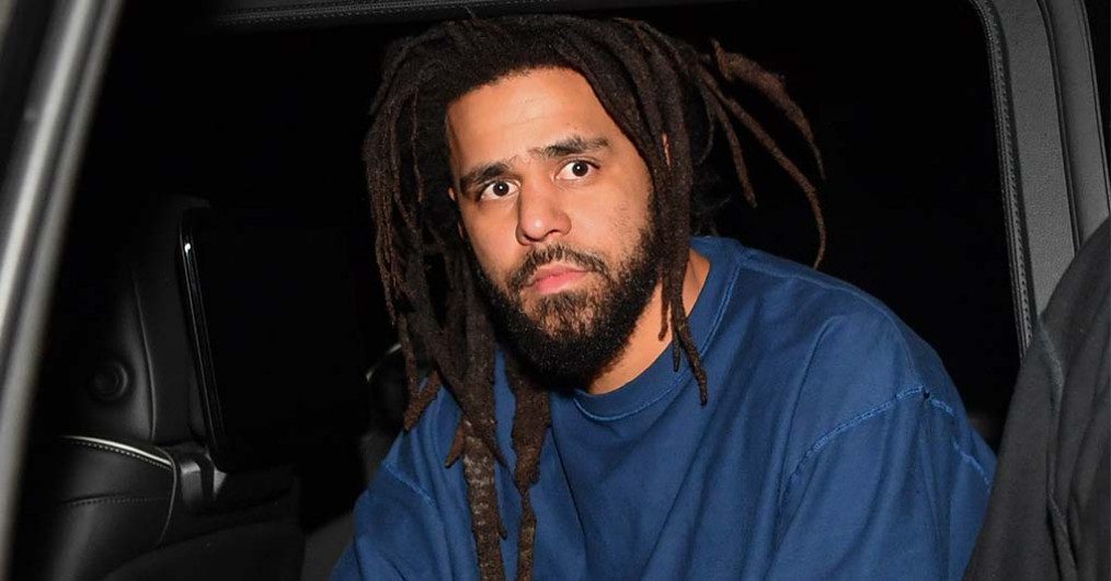 J. Cole attends a party 