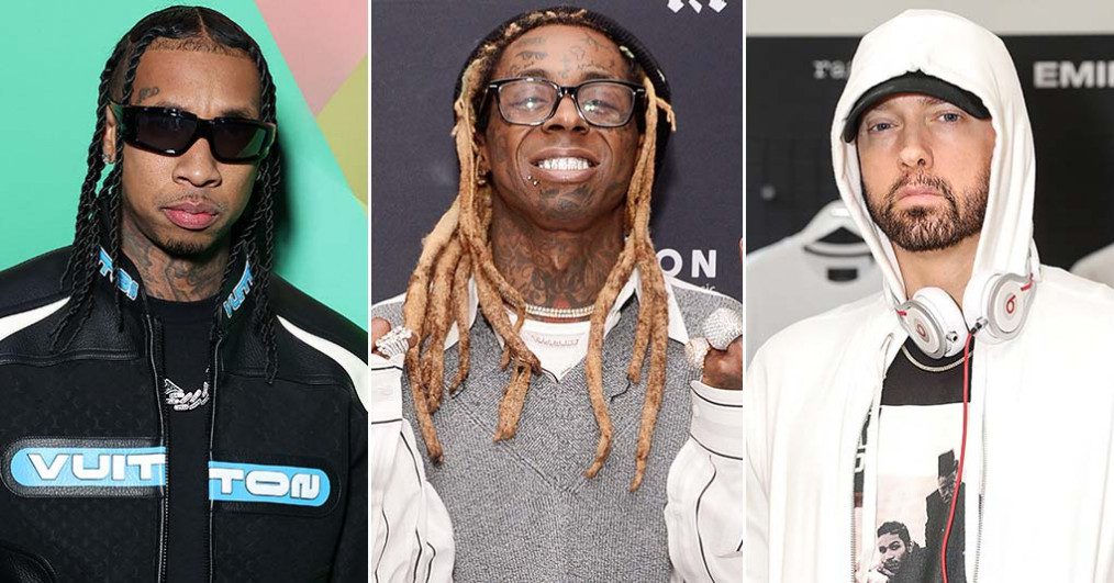 Tyga, Lil Wayne, and Eminem