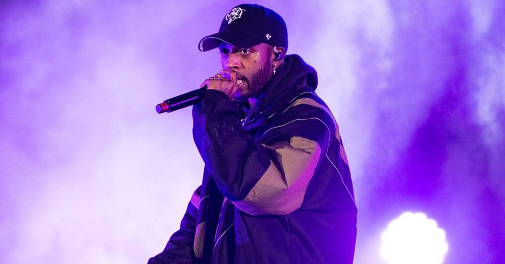 6LACK performs onstage during the 1st annual In My Feelz Festival